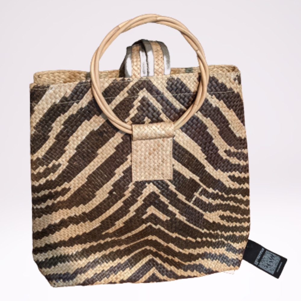 Anthropologie Tiger Woven Banago Backpk Bag. NWT